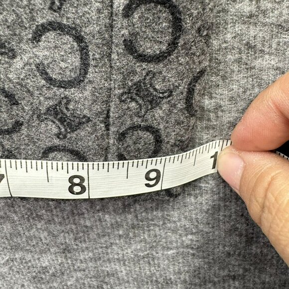 Non-branded Vintage C Logo Monogram‎ Gray faux wool Womens Pants Size 30x29 - Picture 3 of 8
